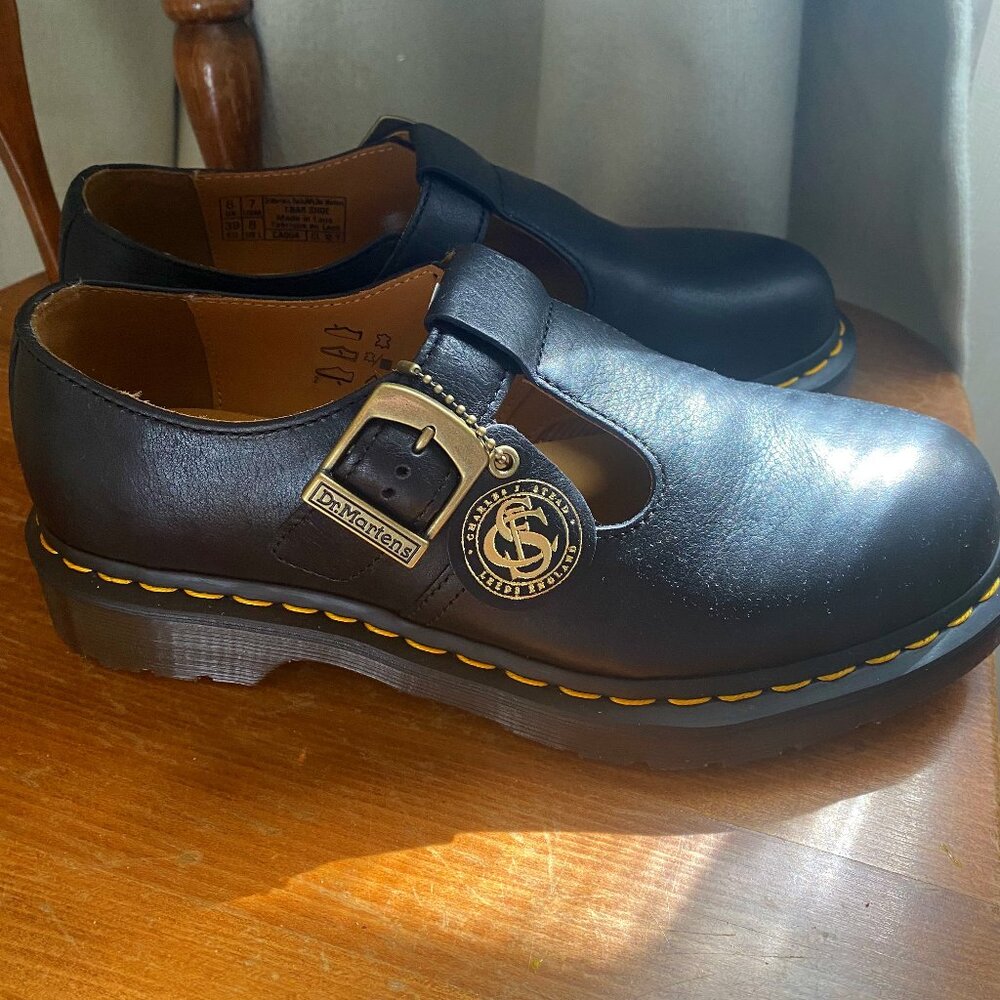 Dr. Martens T-Bar Shoe in Black